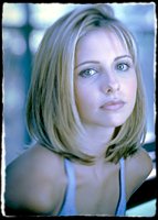 Buffy in Blue Tank Top